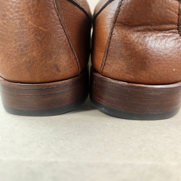 Bass Weejun Penny Loafers Larson Seahorse Men’s SZ 10 D Brown Arch Support EUC - Picture 10 of 16